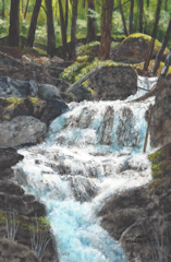 Cascading Water